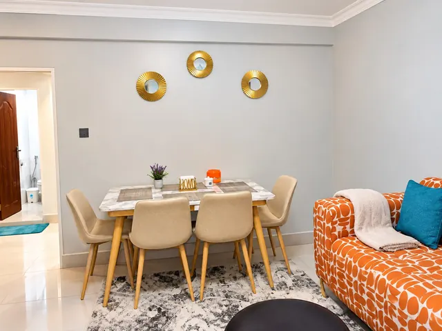 Dining area in the Safaree Airbnb in Nyahururu